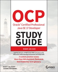 Abbildung von: OCP Oracle Certified Professional Java SE 17 Developer Study Guide - Wiley-Blackwell