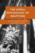 Cover: The Moral Psychology of Gratitude - Rowman & Littlefield Publishers