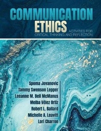 Enlarge image Cover: Communication Ethics - Kendall/Hunt Publishing Co ,U.S.