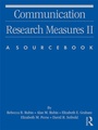 Cover: Communication Research Measures II - Routledge