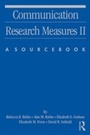 Cover: Communication Research Measures II - Routledge