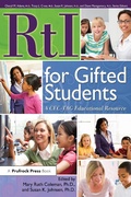 Cover: RtI for Gifted Students - Routledge
