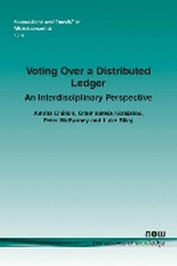 Enlarge image Cover: Voting Over a Distributed Ledger - now publishers Inc