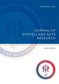 Cover: Journal of Gospels and Acts Research Volume 5 - Sydney College of Divinity