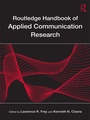 Cover: Routledge Handbook of Applied Communication Research - Routledge