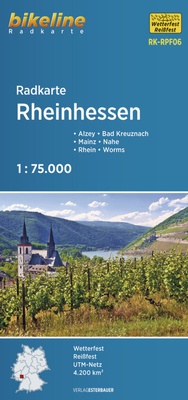 Abbildung von: Radkarte Rheinhessen (RK-RPF06) - Esterbauer