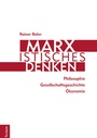 Cover: Marxistisches Denken - Tectum Wissenschaftsverlag
