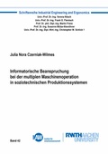 Cover: Informatorische Beanspruchung bei der multiplen Maschinenoperation in soziotechnischen Produktionssystemen - Shaker