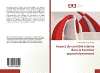 Abbildung von: Impact du contrôle interne dans la fonction approvisionnement - Éditions universitaires européennes