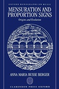 Cover: Mensuration and Proportion Signs - Oxford University Press Inc