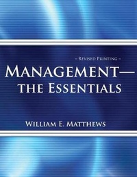 Enlarge image Cover: Management - The Essentials - Kendall/Hunt Publishing Co ,U.S.