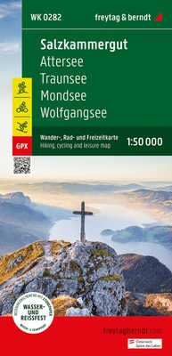 Abbildung von: Salzkammergut, Wander-, Rad- und Freizeitkarte 1:50.000, freytag & berndt, WK 0282 - Freytag-Berndt und ARTARIA