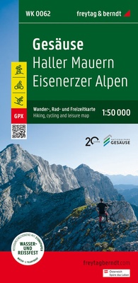 Abbildung von: Gesäuse, Wander-, Rad- und Freizeitkarte 1:50.000, freytag & berndt, WK 0062 - Freytag-Berndt und ARTARIA