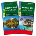Cover: Kroatien, Stra&szlig;enkarten-Set 1:200.000, freytag & berndt - KOMPASS freytag und berndt