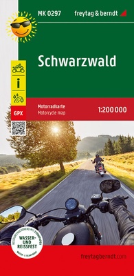 Abbildung von: Schwarzwald, Motorradkarte 1:200.000, freytag & berndt - Freytag-Berndt und ARTARIA