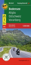 Cover: freytag & berndt Motorradkarte Bodensee 1:200.000 - freytag & berndt