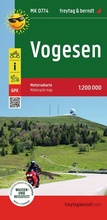 Cover: freytag & berndt Motorradkarte Vogesen 1:200.000 - freytag & berndt
