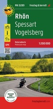 Cover: freytag & berndt Motorradkarte Rh&ouml;n 1:200.000 - freytag & berndt
