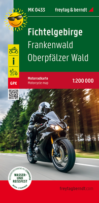Abbildung von: Fichtelgebirge, Motorradkarte 1:200.000, freytag & berndt - Freytag-Berndt und ARTARIA