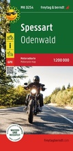 Cover: freytag & berndt Motorradkarte Spessart 1:200.000 - freytag & berndt