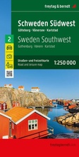 Cover: freytag & berndt Stra&szlig;enkarte Schweden S&uuml;dwest 1:250.000 - freytag & berndt