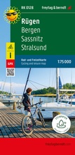 Cover: R&uuml;gen, Rad- und Freizeitkarte 1:75.000, freytag & berndt, RK 0128 - KOMPASS freytag und berndt
