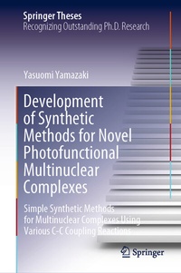 Abbildung von: Development of Synthetic Methods for Novel Photofunctional Multinuclear Complexes - Springer