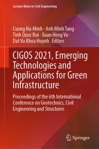 Enlarge image Cover: CIGOS 2021, Emerging Technologies and Applications for Green Infrastructure - Springer