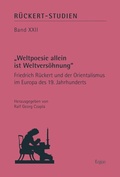 Cover: "Weltpoesie allein ist Weltvers&ouml;hnung" - Ergon