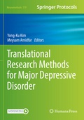 Cover: Translational Research Methods for Major Depressive Disorder - Springer