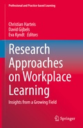 Cover: Research Approaches on Workplace Learning - Springer
