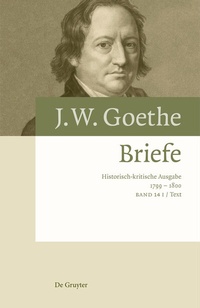 Abbildung von: Briefe 1799 - 1800 - De Gruyter