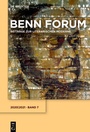 Cover: Benn Forum / 2020/2021 - De Gruyter