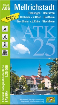 Abbildung von: ATK25-A06 Mellrichstadt (Amtliche Topographische Karte 1:25000) - Landesamt für Digitalisierung, Breitband und Vermessung, Bayern