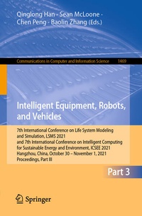 Enlarge image Cover: Intelligent Equipment, Robots, and Vehicles - Springer