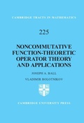Cover: Noncommutative Function-Theoretic Operator Theory and Applications - Cambridge University Press