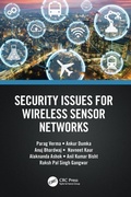 Cover: Security Issues for Wireless Sensor Networks - CRC Press
