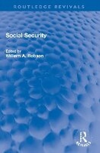 Enlarge image Cover: Social Security - Routledge