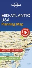 Cover: Lonely Planet Mid-Atlantic USA Planning Map - Lonely Planet Global Limited