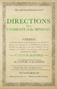 Enlarge image Cover: Directions for a Candidate of the Ministry - H&E Publishing