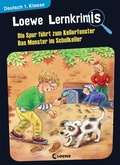 Cover: Loewe Lernkrimis - Die Spur f&uuml;hrt zum Kellerfenster / Das Monster im Schulkeller - Loewe