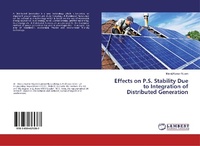 Abbildung von: Effects on P.S. Stability Due to Integration of Distributed Generation - LAP Lambert Academic Publishing
