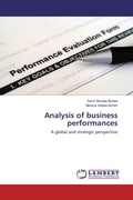 Cover: Analysis of business performances - LAP Lambert Academic Publishing