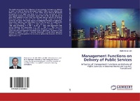 Abbildung von: Management Functions on Delivery of Public Services - LAP Lambert Academic Publishing