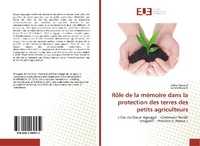 Abbildung von: Rôle de la mémoire dans la protection des terres des petits agriculteurs - Éditions universitaires européennes