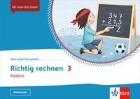 Abbildung von: Richtig rechnen 3. Fördern - Klett