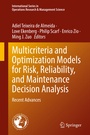 Cover: Multicriteria and Optimization Models for Risk, Reliability, and Maintenance Decision Analysis - Springer