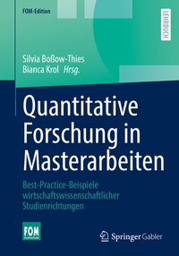 Abbildung von: Quantitative Forschung in Masterarbeiten - Springer Gabler