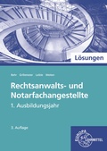 Bild: L&ouml;sungen zu 71859 Rechtsanwalts- und Notarfachangestellte, Informationsband 1. Ausb.j. - Europa-Lehrmittel