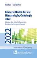 Cover: Kodierleitfaden f&uuml;r die H&auml;matologie/Onkologie 2022 - medhochzwei Verlag